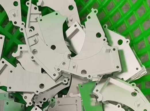 CNC機加工鋁件去刀紋去毛刺效果